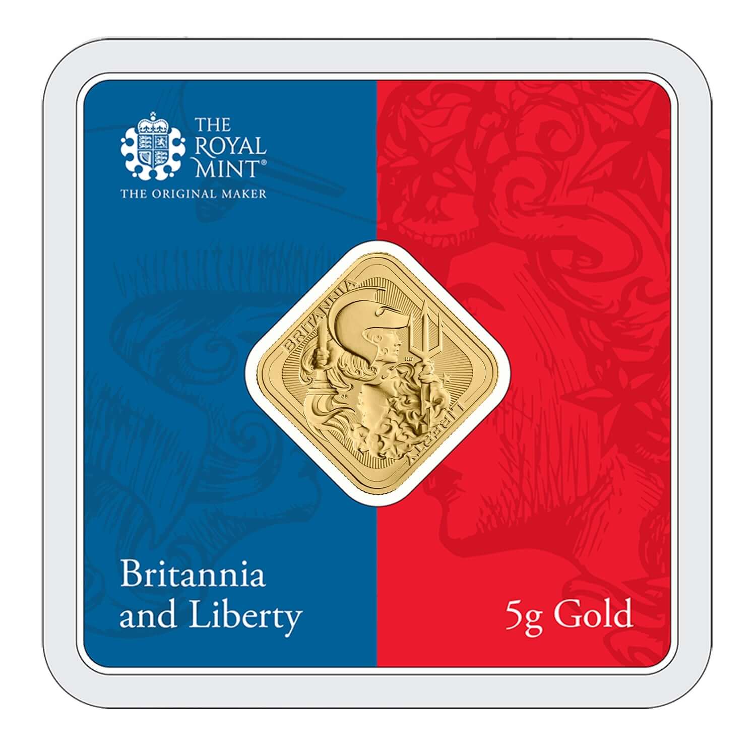 Britannia and Liberty 5g Gold Bullion Bar 999.9 Fine Gold | Limited to 1,500 bars worldwide