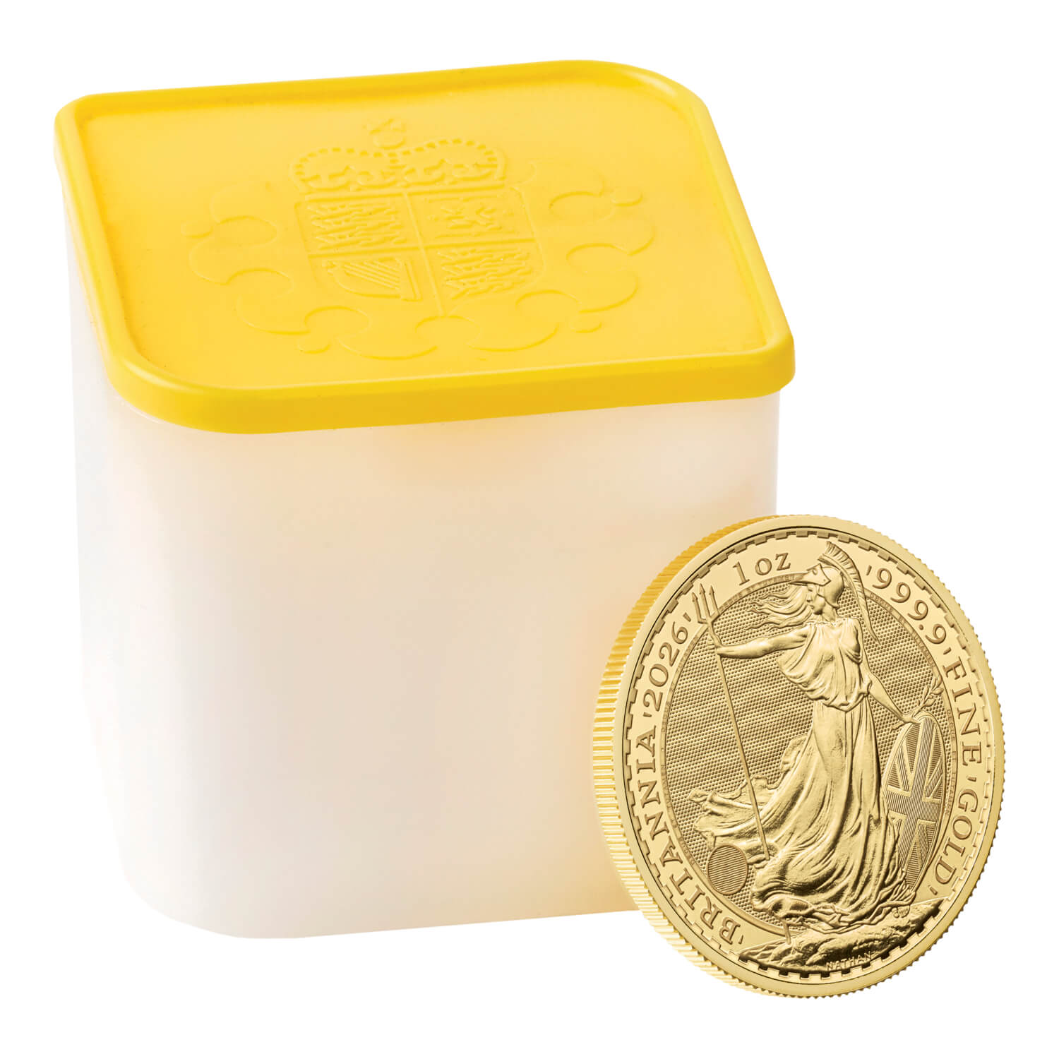 Britannia 2026 1oz Gold Bullion Ten-Coin Tube Bullion | 999.9 Fine Gold