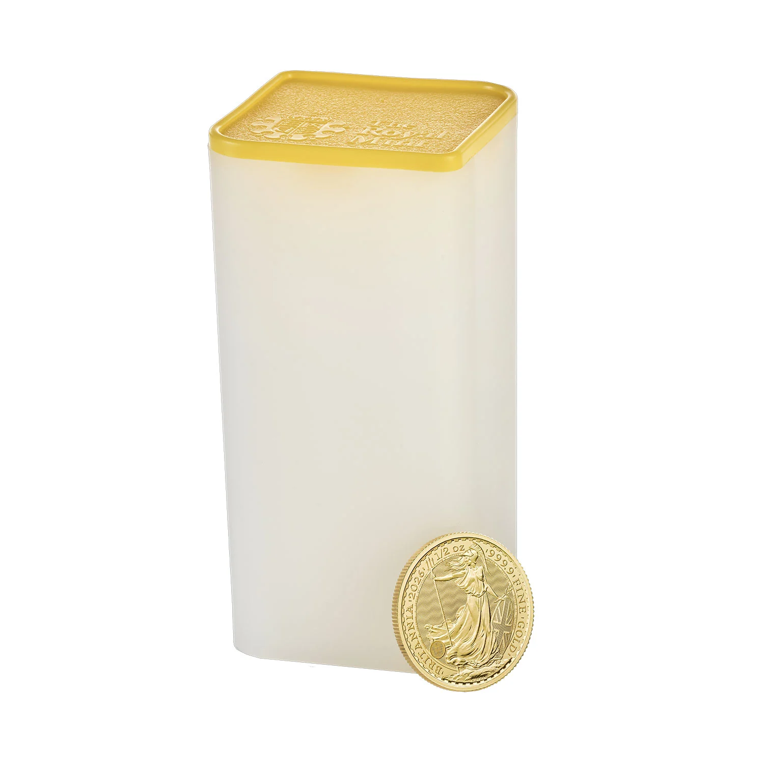 Britannia 2026 1/2oz Gold Bullion Ten-Coin Tube Bullion | 999.9 Fine Gold
