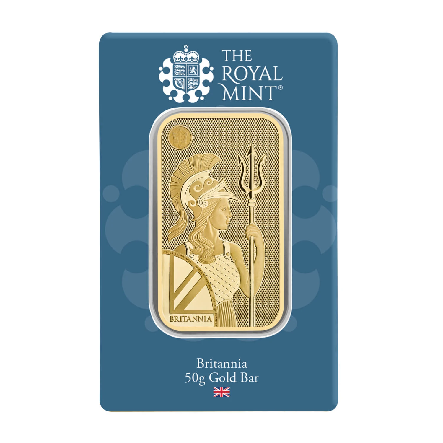 Britannia 50g Gold Bullion Minted Bar Bullion | 999.9 Fine Gold