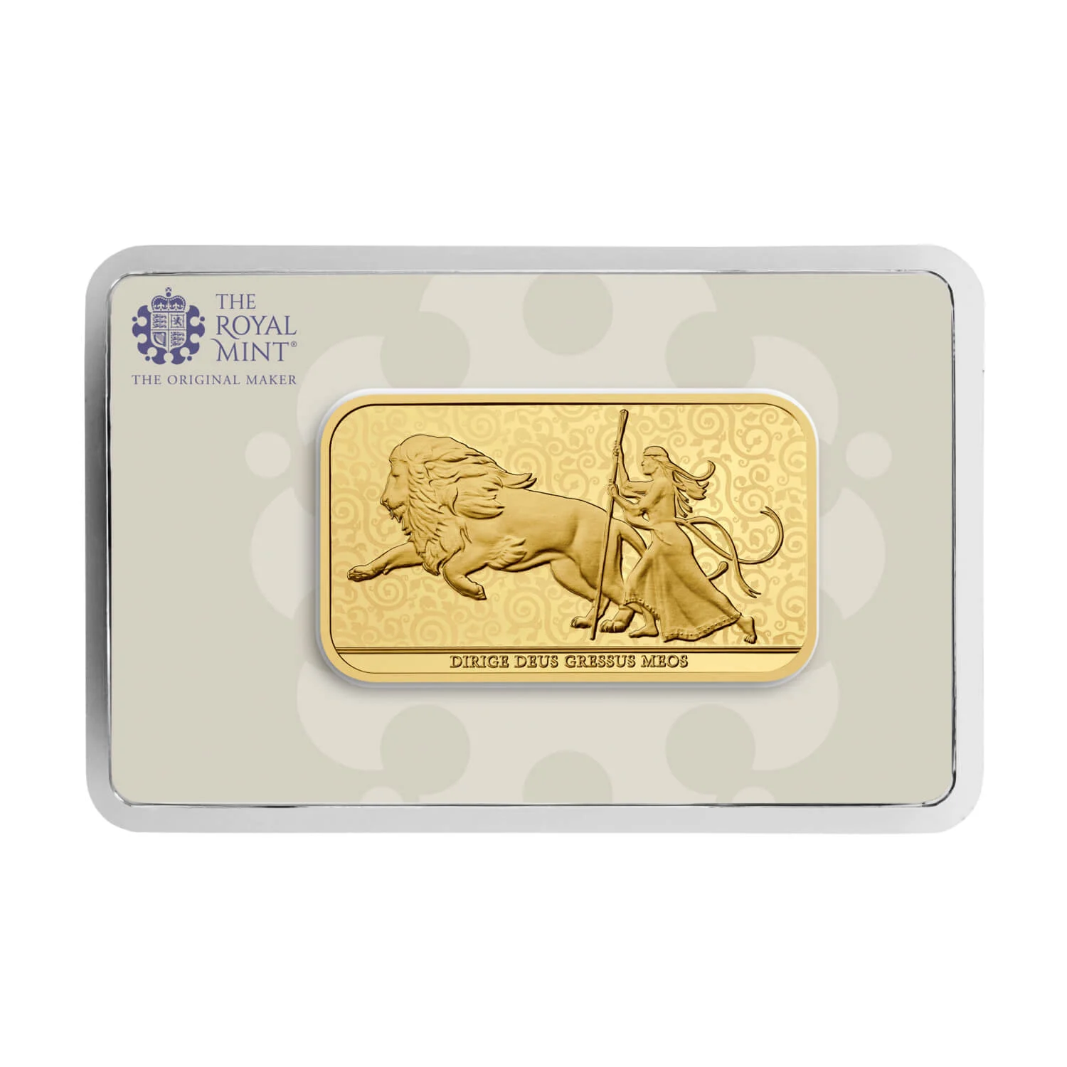 Una and the Lion 1oz Gold Bullion Minted Bar Bullion | 999.9 Fine Gold