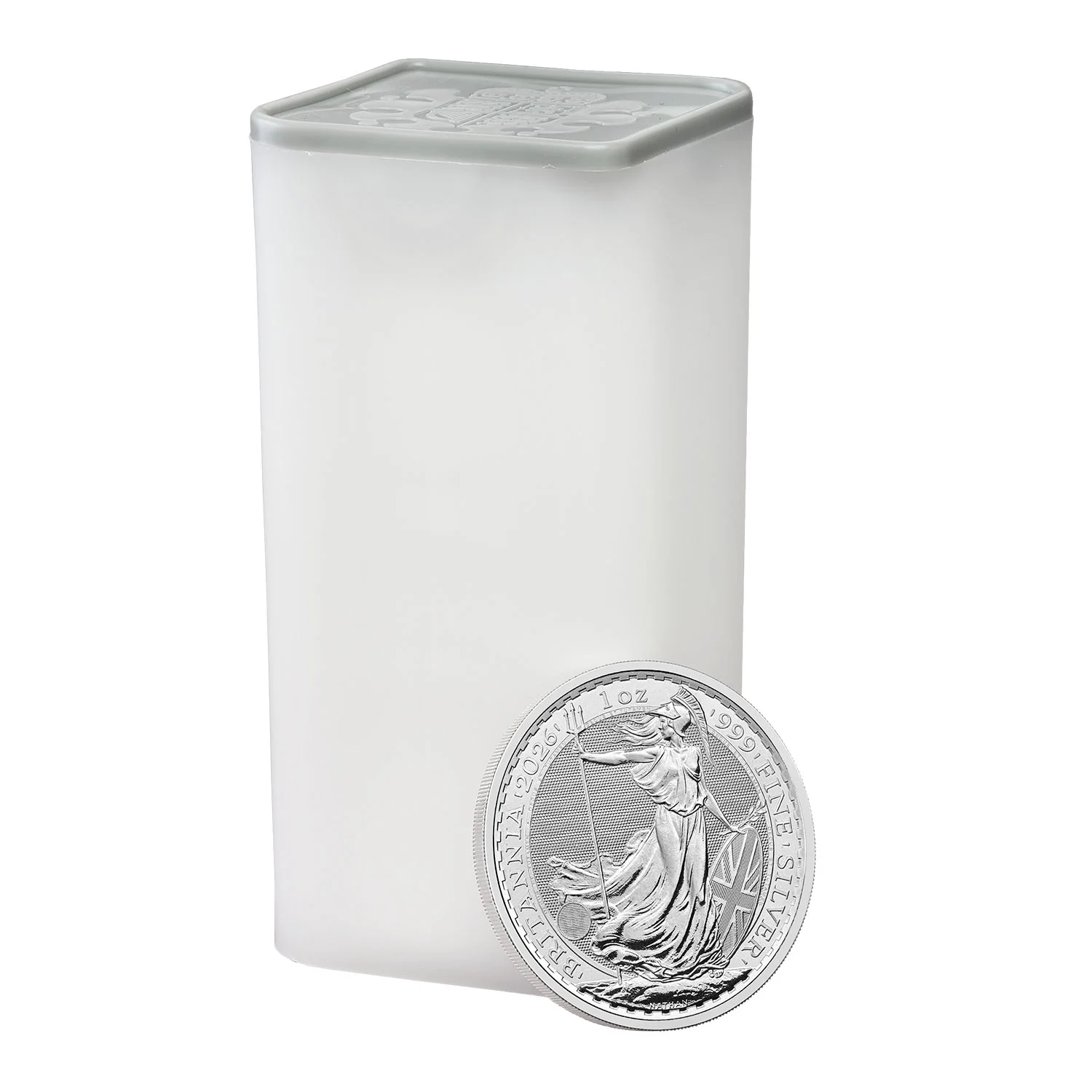 Britannia 2026 1oz Silver Bullion Twenty-Five Coin Tube Bullion | 999 Fine Silver